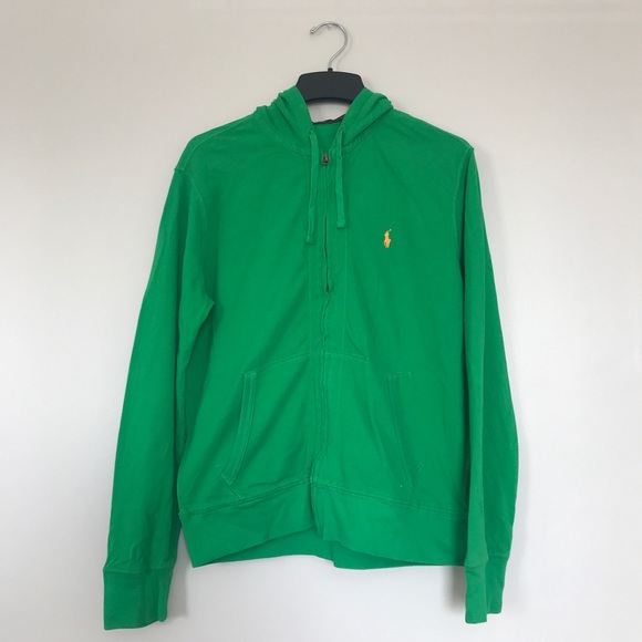Polo Ralph Lauren Other - Polo Ralph Lauren Green Hoodie Sweatshirt Large